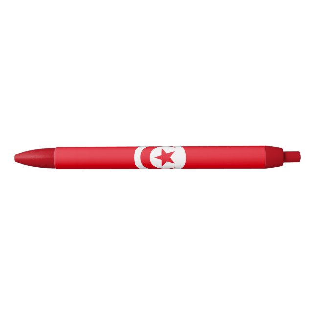 Caneta Preta Bandeira da Tunísia (Frente)