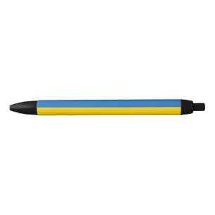 Caneta Preta Bandeira da Ucrânia