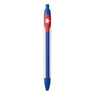 Caneta Preta Bandeira de Cuba