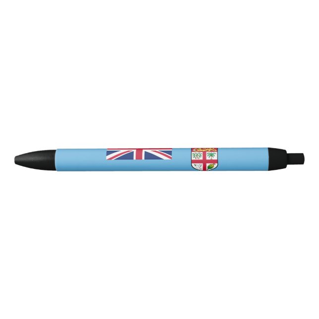 Caneta Preta Bandeira de Fiji (Frente)