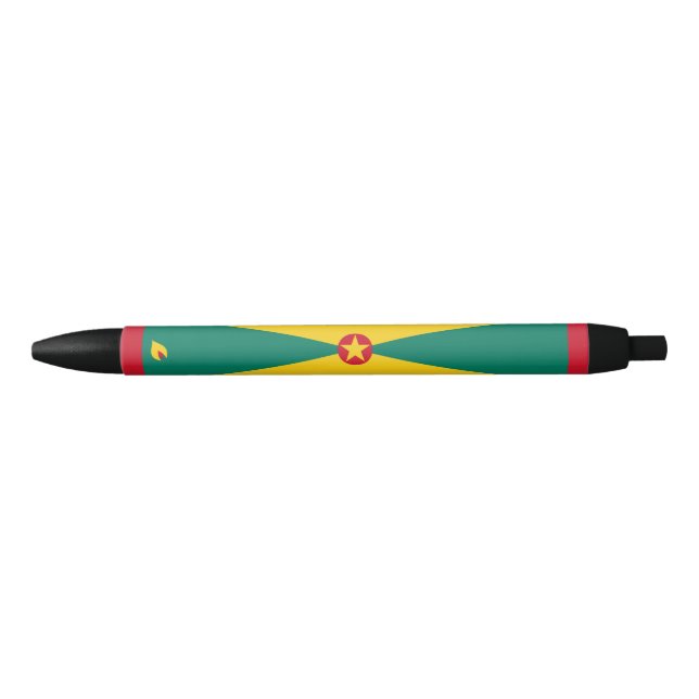 Caneta Preta bandeira de granada (Frente)