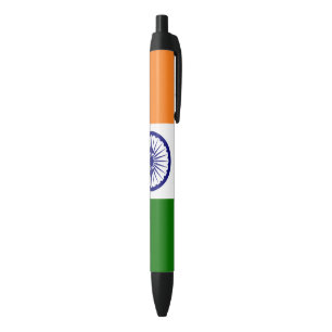 Caneta Preta Bandeira de India