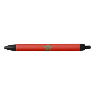 Caneta Preta Bandeira de Marrocos