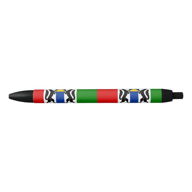 Caneta Preta Bandeira de Novosibirsk (Frente)