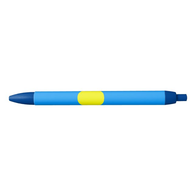 Caneta Preta Bandeira de Palau (Frente)