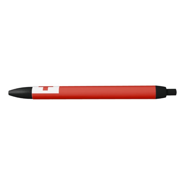 Caneta Preta bandeira de Tonga (Frente)