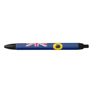 Caneta Preta Bandeira do Estado da Austrália Ocidental