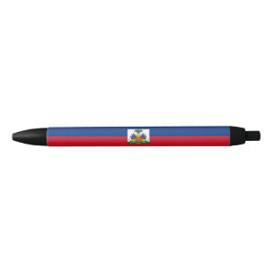 Caneta Preta Bandeira do Haiti