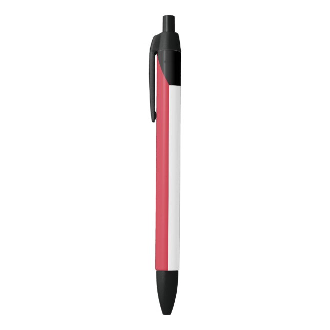 Caneta Preta Bandeira do Kuwait (Topo (Vertical))