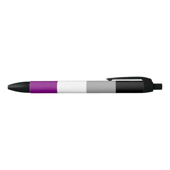 Caneta Preta Bandeira do Orgulho Assexual (parte de cima)