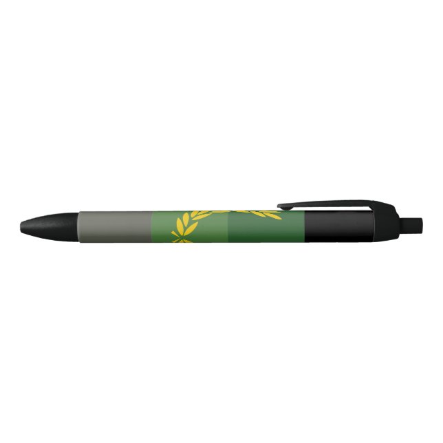 Caneta Preta Bandeira do Orgulho do Uniforme Militar (parte de cima)