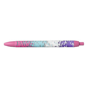 Caneta Preta Bandeira do Orgulho Multissexual Funky Trippy Ripp