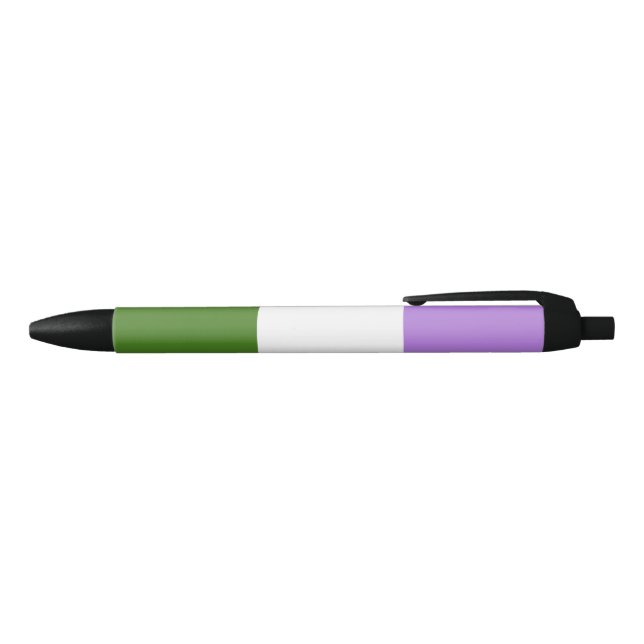 Caneta Preta Bandeira do Orgulho Queer (parte de cima)