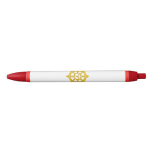 Caneta Preta Bandeira do Reino de Siquim
