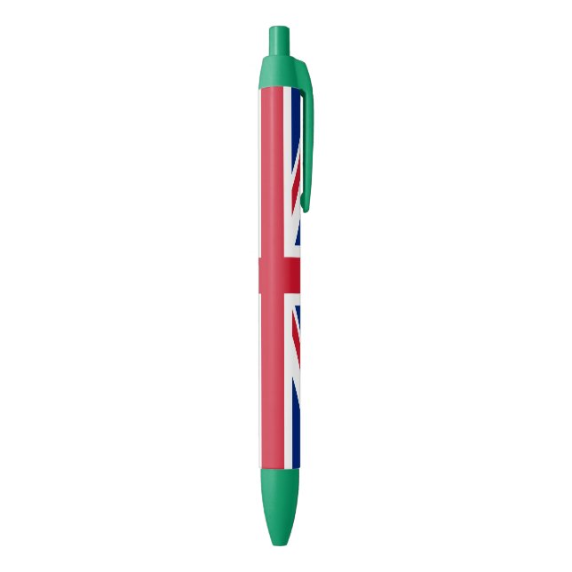 Caneta Preta bandeira do Reino Unido (parte de inferior (Vertical))