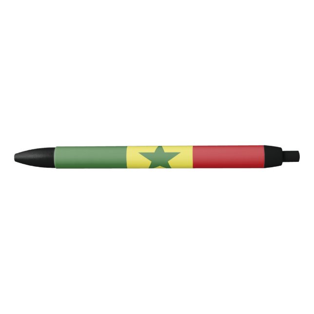 Caneta Preta Bandeira do Senegal (Frente)