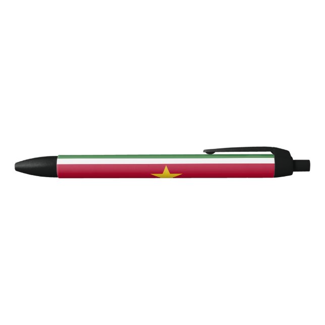 Caneta Preta Bandeira do Suriname (parte de cima)