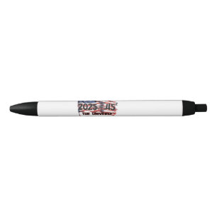 Caneta Preta Bandeira dos Estados Unidos. Presidente Donald Tru
