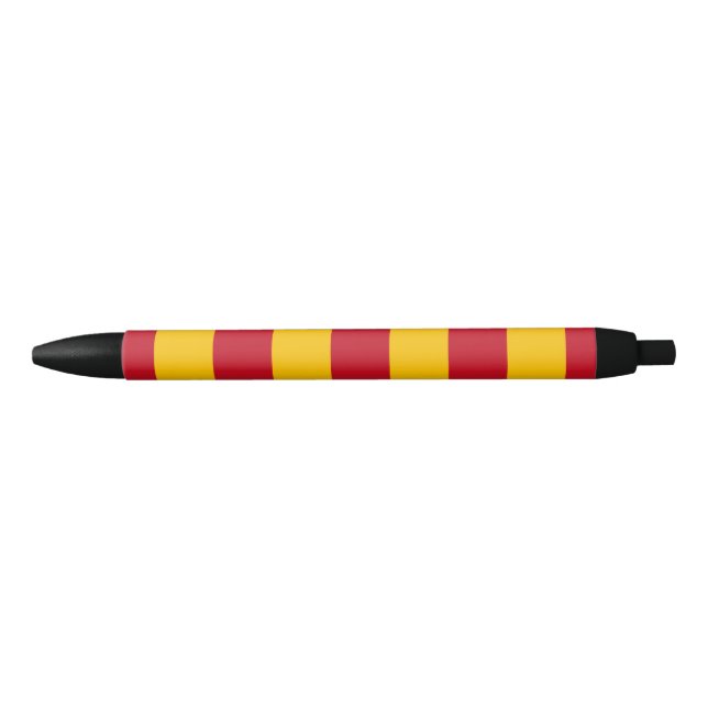 Caneta Preta bandeira espanhola (Frente)