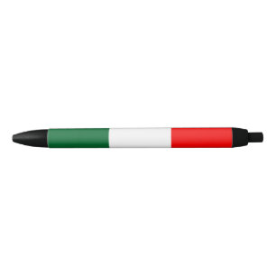 Caneta Preta Bandeira Italiana