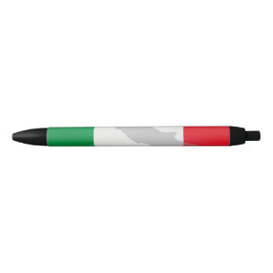 Caneta Preta bandeira italiana e Itália