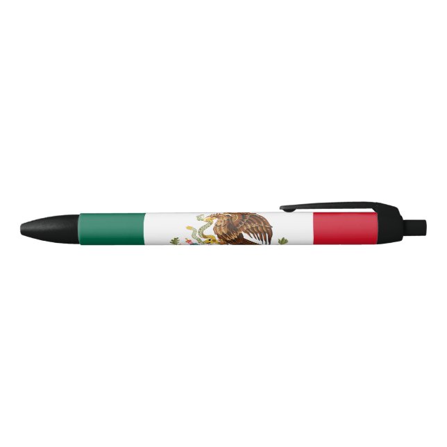 Caneta Preta Bandeira Mexicana (parte de cima)