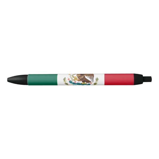 Caneta Preta Bandeira mexicana - Bandeira do México (Frente)