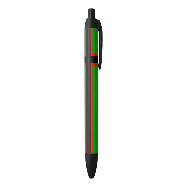 Caneta Preta Bandeira Nacional da Carélia (parte de inferior (Vertical))
