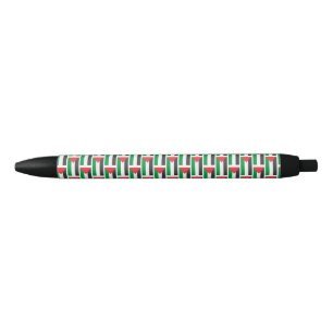 Caneta Preta bandeira palestina Palestina Livre personalizada