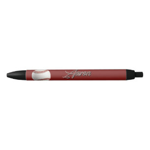 Caneta Preta Baseball Personalizado