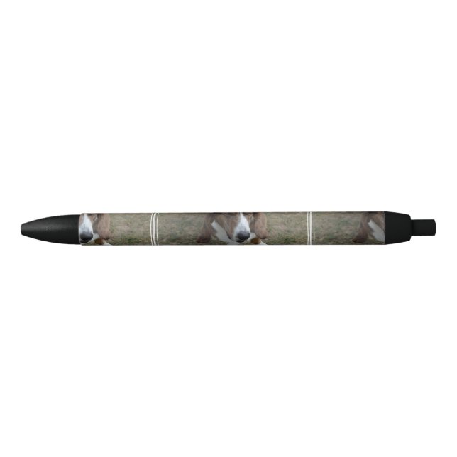 Caneta Preta Basset Hound doce (Frente)