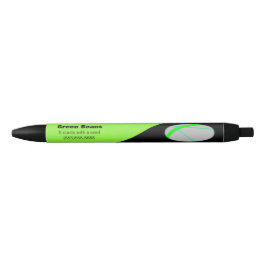 Caneta Preta Bean Verde
