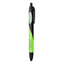 Caneta Preta Bean Verde