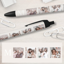 Beige Personalizado de Colagem de Fotos Personaliz