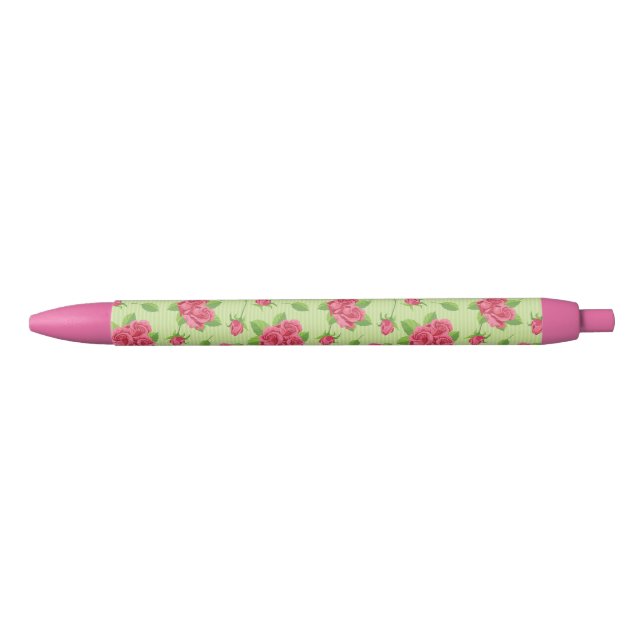 Caneta Preta Beleza cor-de-rosa (Frente)