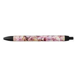 Caneta Preta Belos Flores de Hydrangea