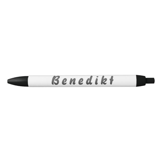 Caneta Preta Benedikt Kugelschreiber (Frente)