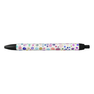 Caneta Preta Blobs de Aquarela