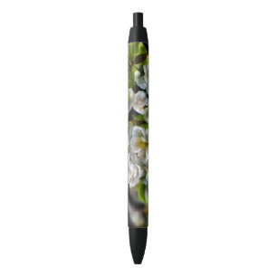Caneta Preta Blossomas de Maçã
