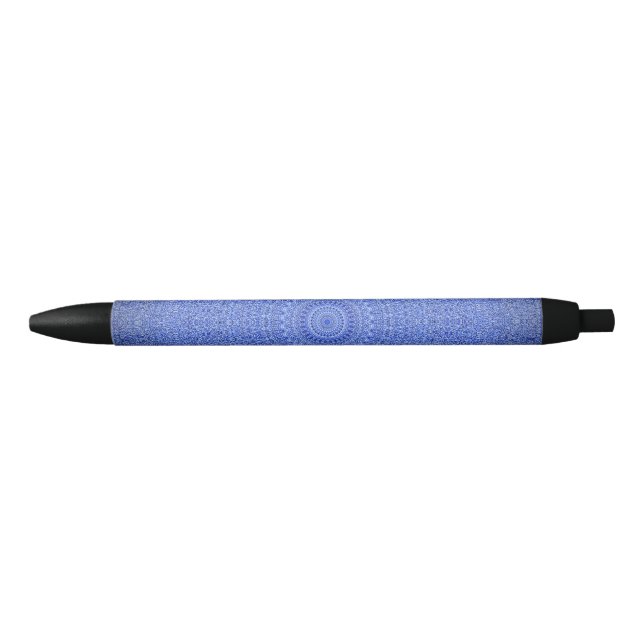 Caneta Preta Blue Mandala (Frente)