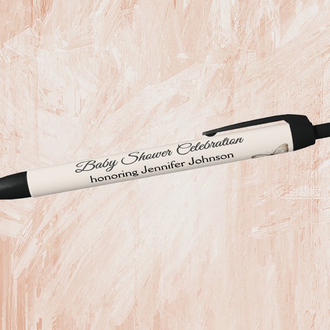 Caneta Preta Boho Gênero Chá de fraldas neutro favorece tinta p (Criador carregado)