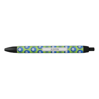 Caneta Preta Bola Azul Billiard Número Dois Padrão Personalizar