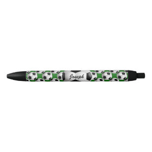 Caneta Preta Bola Personalizada de Futebol no Padrão de Futebo