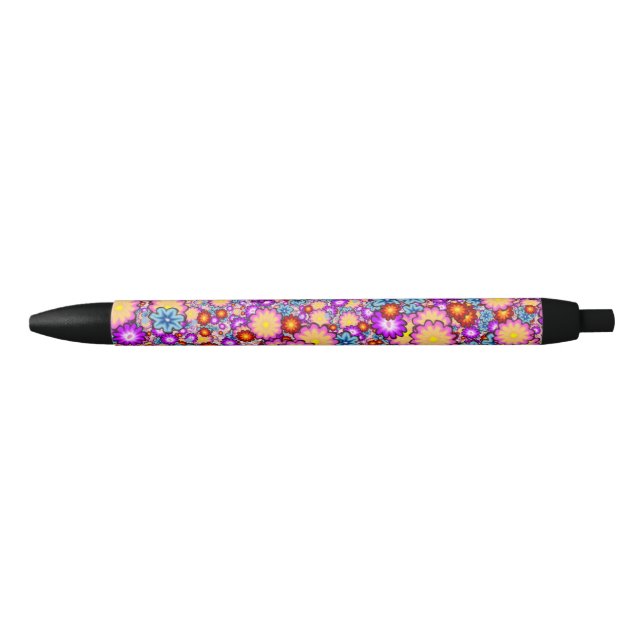 Caneta Preta bomba floral1 (Frente)