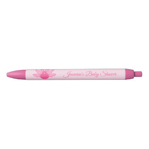 Caneta Preta Bonito Bebê Rosa, Ação de Graças Personalizada Tur