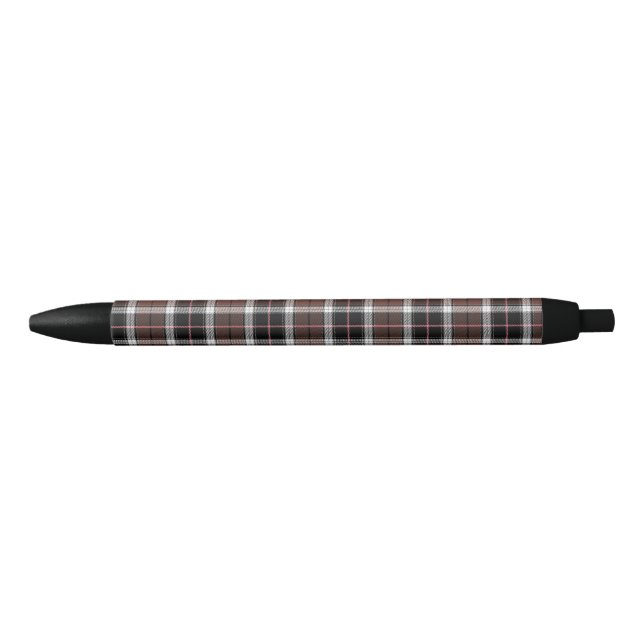 Caneta Preta Brown Plaid (Frente)