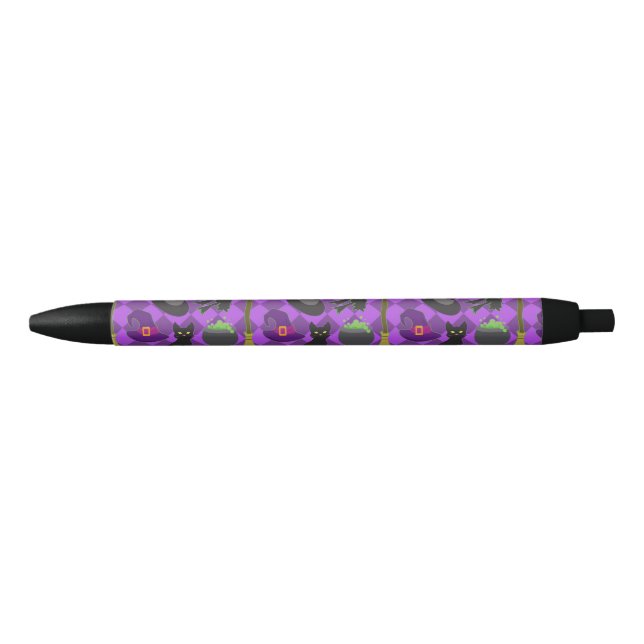 Caneta Preta Bruxas de Halloween (Frente)