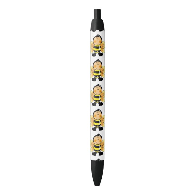 Caneta Preta bumble a criança da abelha (Frente Vertical)