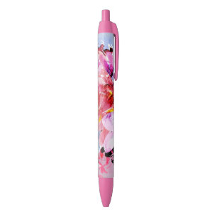 Caneta Preta Buquê bonito das flores