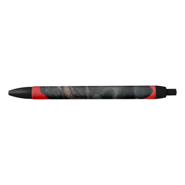 Caneta Preta cachorro vermelho (Frente)